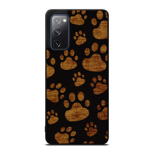 CAT FOOTPRINTS PATTERN Samsung Galaxy S20 FE Case Cover
