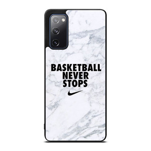 BASKETBALL NEVER STOPS MARBLE Samsung Galaxy S20 FE Case Cover