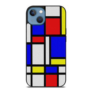 MONDRIAN COLORFUL LAYOUT iPhone 13 Case Cover