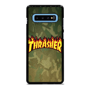 THRASHER LOGO CAMO FABRIC Samsung Galaxy S10 Plus Case Cover