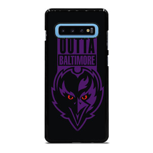 STRAIGHT OUTTA BALTIMORE BALTIMORE RAVENS Samsung Galaxy S10 Plus Case Cover