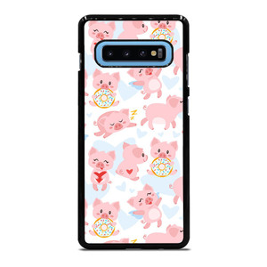 PINK BABY PIGS PATTERN Samsung Galaxy S10 Plus Case Cover