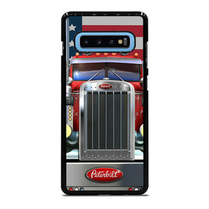 PETERBILT TRUCK AMERICAN FLAG Samsung Galaxy S10 Plus Case Cover