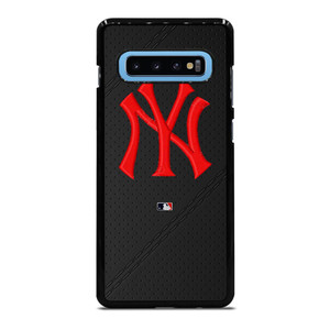 NEW YORK YANKEES STITCHING LEATHER Samsung Galaxy S10 Plus Case Cover