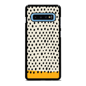 MUSTARD POLKADOTS PATTERN Samsung Galaxy S10 Plus Case Cover