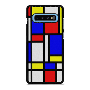 MONDRIAN COLORFUL LAYOUT Samsung Galaxy S10 Plus Case Cover