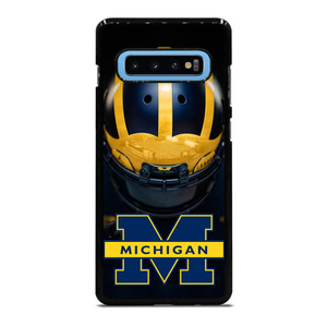 MICHIGAN WOLVERINES HELMET Samsung Galaxy S10 Plus Case Cover MICHIGAN WOLVERINES HELMET Samsung Galaxy S10 Plus Case Cover
