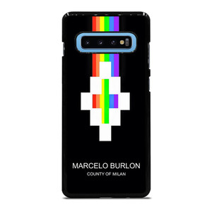 MARCELO BURLON MILAN RAINBOW LOGO Samsung Galaxy S10 Plus Case Cover