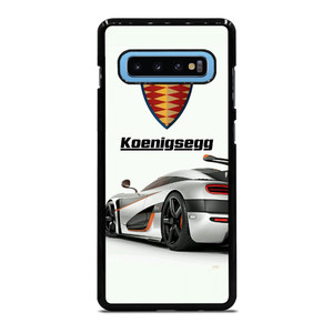 KOENIGSEGG WHITE CAR LOGO Samsung Galaxy S10 Plus Case Cover