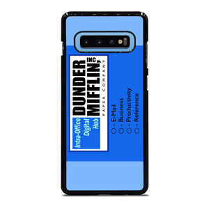 DUNDER MIFFLIN INTRA OFFICE DIGITAL HUB LOGO Samsung Galaxy S10 Plus Case Cover