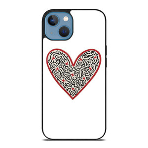 LOVE KEITH HARING iPhone 13 Case Cover LOVE KEITH HARING iPhone 13 Case Cover