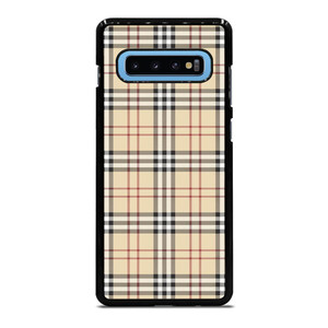 CREAM TARTAN PATTERN Samsung Galaxy S10 Plus Case Cover CREAM TARTAN PATTERN Samsung Galaxy S10 Plus Case Cover