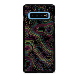 COLORFUL ABSTRACT LINES Samsung Galaxy S10 Plus Case Cover