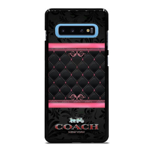 COACH NEW YORK PINK BLACK Samsung Galaxy S10 Plus Case Cover