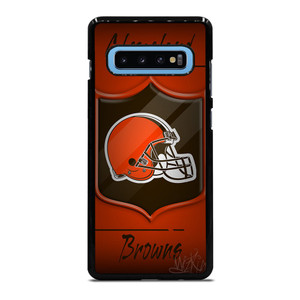 CLEVELAND BROWNS HELMET LOGO Samsung Galaxy S10 Plus Case Cover CLEVELAND BROWNS HELMET LOGO Samsung Galaxy S10 Plus Case Cover