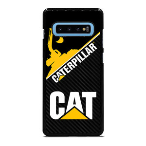 CAT CATERPILLAR LOGO CARBON Samsung Galaxy S10 Plus Case Cover CAT CATERPILLAR LOGO CARBON Samsung Galaxy S10 Plus Case Cover