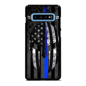 BLUE LINE POLICE WARRIOR Samsung Galaxy S10 Plus Case Cover BLUE LINE POLICE WARRIOR Samsung Galaxy S10 Plus Case Cover