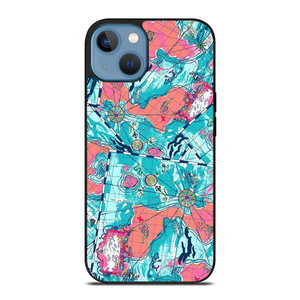LILLY PULITZER MAP PATTERN iPhone 13 Case Cover