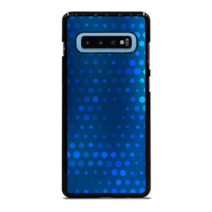 BLUE GRADIENT HALFTONE PATTERN Samsung Galaxy S10 Plus Case Cover
