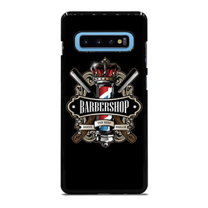 BARBERSHOP POLE HAIR CUT LOGO Samsung Galaxy S10 Plus Case Cover BARBERSHOP POLE HAIR CUT LOGO Samsung Galaxy S10 Plus Case Cover