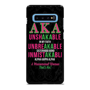 ALPHA KAPPA ALPHA QUOTE Samsung Galaxy S10 Plus Case Cover ALPHA KAPPA ALPHA QUOTE Samsung Galaxy S10 Plus Case Cover