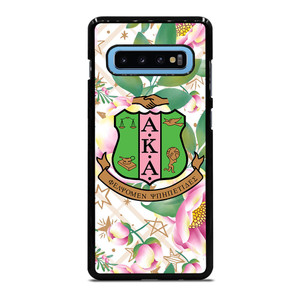 AKA PINK AND GREEN FLOWER LOGO Samsung Galaxy S10 Plus Case Cover