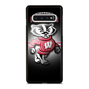 WISCONSIN BADGER FOOTBALL LOGO Samsung Galaxy S10 Case Cover WISCONSIN BADGER FOOTBALL LOGO Samsung Galaxy S10 Case Cover