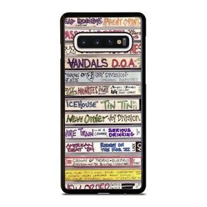 VINTAGE CASETTE COLLAGE 2 Samsung Galaxy S10 Case Cover VINTAGE CASETTE COLLAGE 2 Samsung Galaxy S10 Case Cover