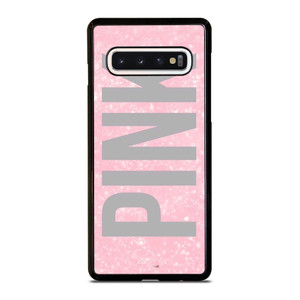VICTORIA'S SECRET PINK SPARKLE LOGO Samsung Galaxy S10 Case Cover VICTORIA'S SECRET PINK SPARKLE LOGO Samsung Galaxy S10 Case Cover