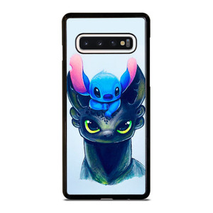 TOOTHLESS AND STITCH ART Samsung Galaxy S10 Case Cover TOOTHLESS AND STITCH ART Samsung Galaxy S10 Case Cover