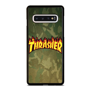 THRASHER LOGO CAMO FABRIC Samsung Galaxy S10 Case Cover