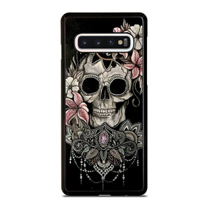 SUGAR SKULL FLOWER Samsung Galaxy S10 Case Cover SUGAR SKULL FLOWER Samsung Galaxy S10 Case Cover