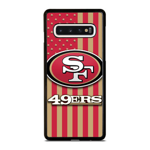 SAN FRANCISCO 49ERS AMERICAN FLAG Samsung Galaxy S10 Case Cover