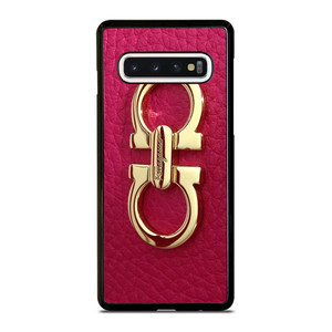 SALVATORE FERRAGAMO LOGO MAGENTA Samsung Galaxy S10 Case Cover