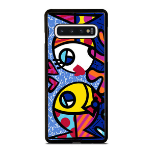 ROMERO BRITTO FISH LOVE Samsung Galaxy S10 Case Cover ROMERO BRITTO FISH LOVE Samsung Galaxy S10 Case Cover