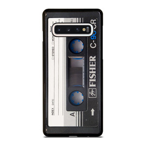 RETRO CASSETTE TAPE C-90 CR Samsung Galaxy S10 Case Cover RETRO CASSETTE TAPE C-90 CR Samsung Galaxy S10 Case Cover