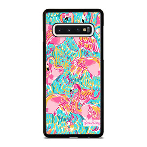 PATTERN LILLY PULITZER FLAMINGO Samsung Galaxy S10 Case Cover