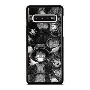 ONE PIECE BLACK WHITE GRUNGE ALL Samsung Galaxy S10 Case Cover ONE PIECE BLACK WHITE GRUNGE ALL Samsung Galaxy S10 Case Cover