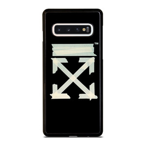 OFF WHITE TAPE LOGO Samsung Galaxy S10 Case Cover