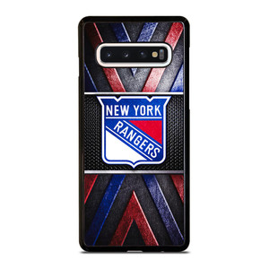 NEW YORK RANGERS NHL METAL LOGO Samsung Galaxy S10 Case Cover