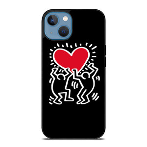 KEITH HARING LOVE iPhone 13 Case Cover KEITH HARING LOVE iPhone 13 Case Cover