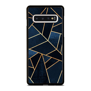 NAVY STONE CERAMIC ABSTRACT Samsung Galaxy S10 Case Cover NAVY STONE CERAMIC ABSTRACT Samsung Galaxy S10 Case Cover