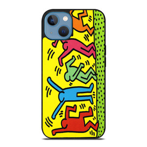 KEITH HARING ART iPhone 13 Case Cover KEITH HARING ART iPhone 13 Case Cover