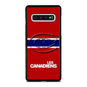 MONTREAL LES CANADIENS STRIPED LOGO Samsung Galaxy S10 Case Cover MONTREAL LES CANADIENS STRIPED LOGO Samsung Galaxy S10 Case Cover