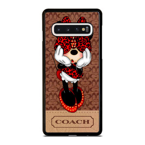 MINNIE MOUSE COACH Samsung Galaxy S10 Case Cover MINNIE MOUSE COACH Samsung Galaxy S10 Case Cover