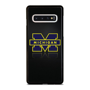 MICHIGAN WOLVERINES METAL LOGO Samsung Galaxy S10 Case Cover MICHIGAN WOLVERINES METAL LOGO Samsung Galaxy S10 Case Cover