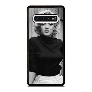 MARILYN MONROE BLACK WHITE Samsung Galaxy S10 Case Cover MARILYN MONROE BLACK WHITE Samsung Galaxy S10 Case Cover