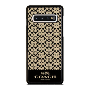 LOGO COACH NEW YORK Samsung Galaxy S10 Case Cover LOGO COACH NEW YORK Samsung Galaxy S10 Case Cover
