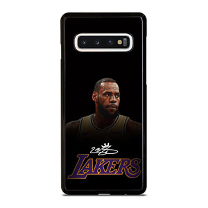 LEBRON JAMES LA LAKERS AUTOGRAPH Samsung Galaxy S10 Case Cover