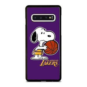 LA LAKERS BASKETBALL SNOOPY Samsung Galaxy S10 Case Cover LA LAKERS BASKETBALL SNOOPY Samsung Galaxy S10 Case Cover